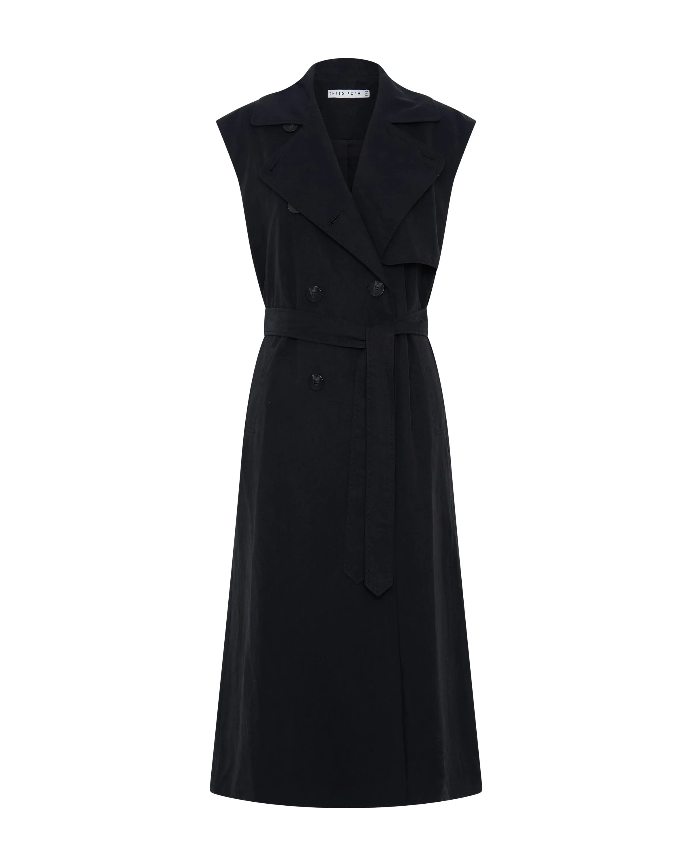 TRANSIT TRENCH VEST | BLACK
