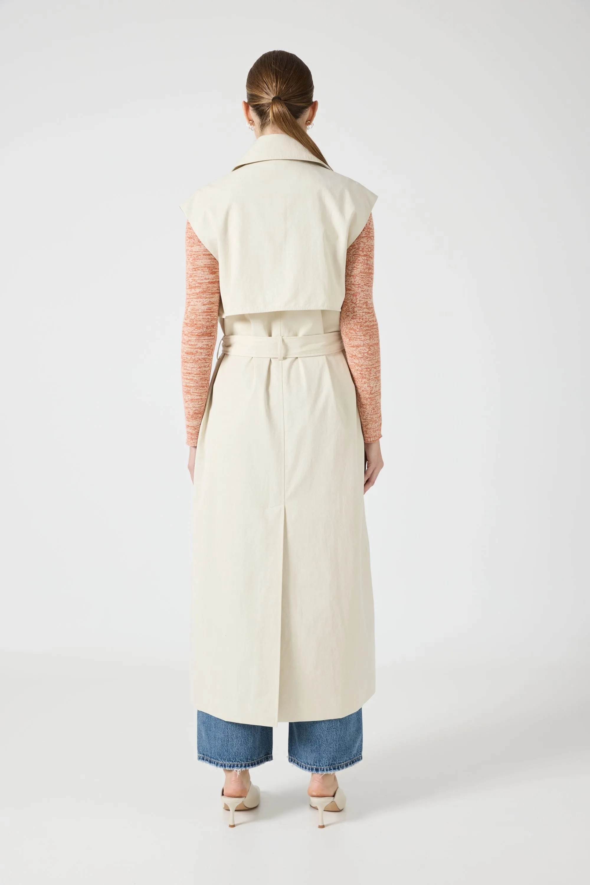 TRANSIT TRENCH VEST | DUST