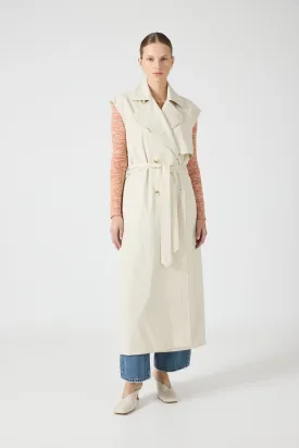 TRANSIT TRENCH VEST | DUST