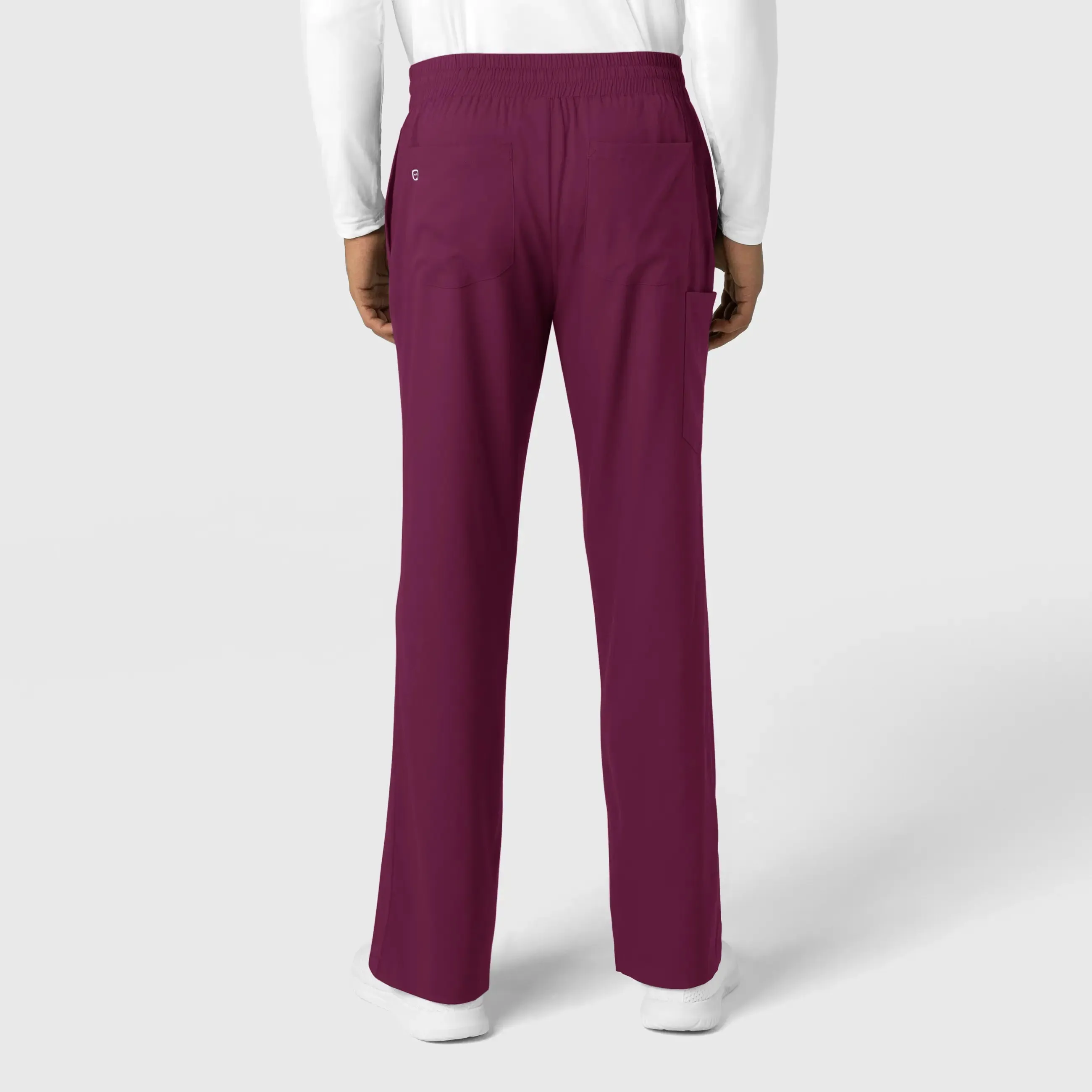 Wink Men's Straight Leg Scrub Pant - Wine