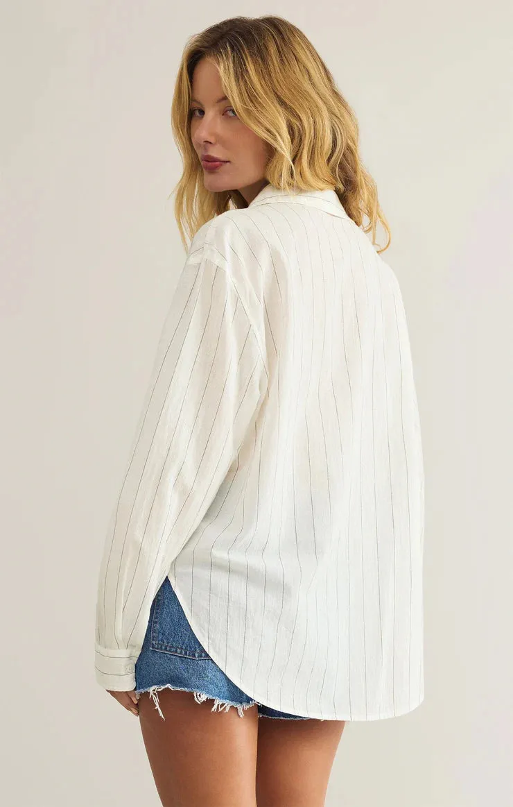 Z Supply Seaport Striped Shirt