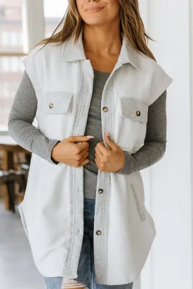 Zari Sleeveless Shacket