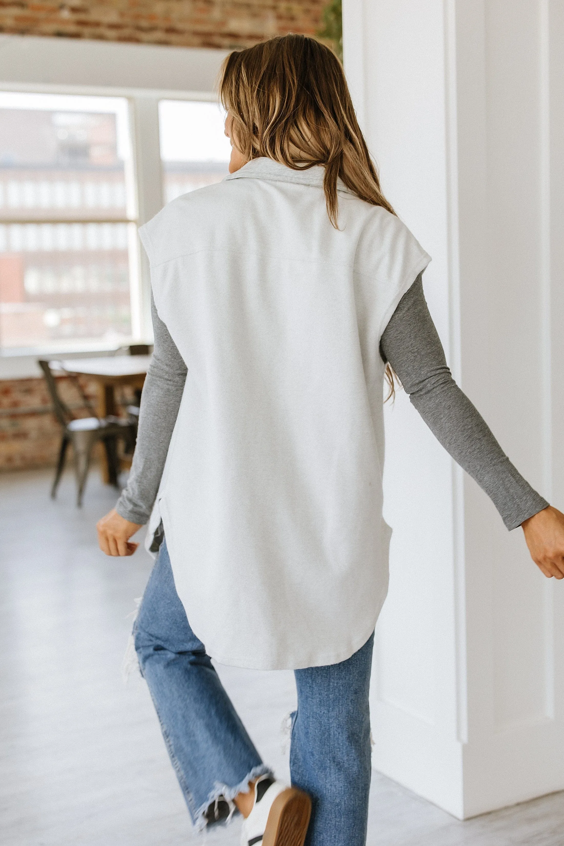 Zari Sleeveless Shacket